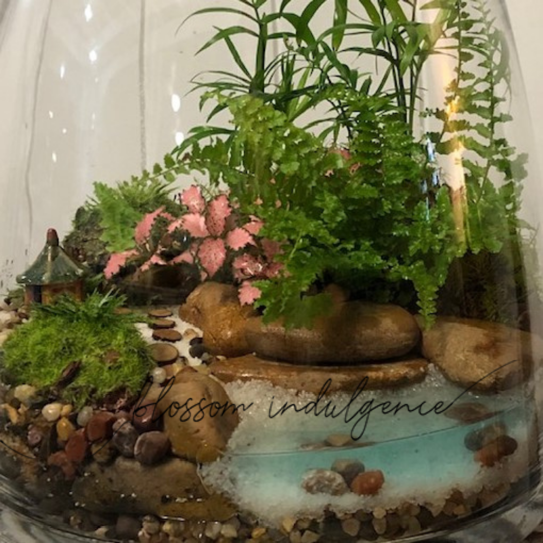 Terrarium Scene Atherton Blossom Indulgence